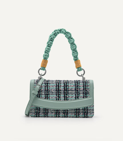 Shoulder Bag with Braided Handle