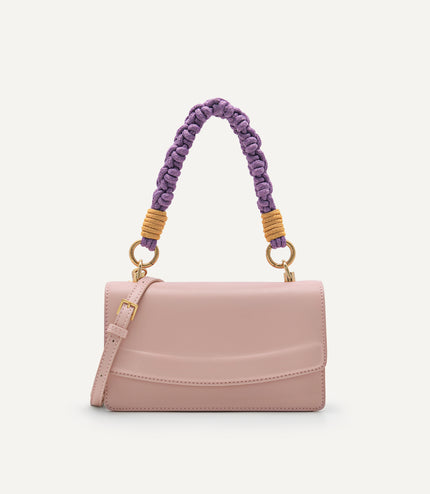 Shoulder Bag with Braided Handle