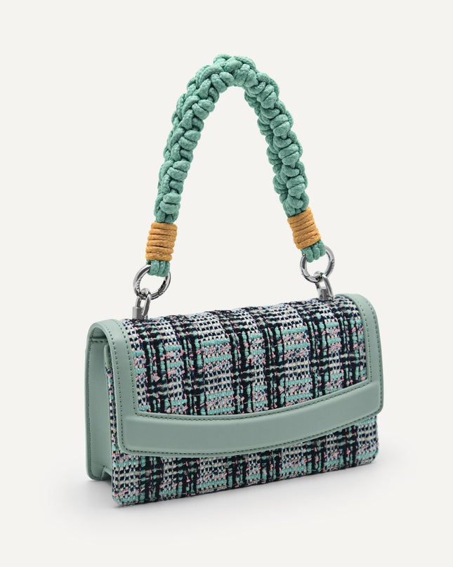 Shoulder Bag with Braided Handle