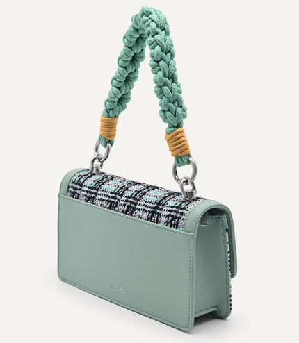 Shoulder Bag with Braided Handle