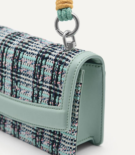 Shoulder Bag with Braided Handle