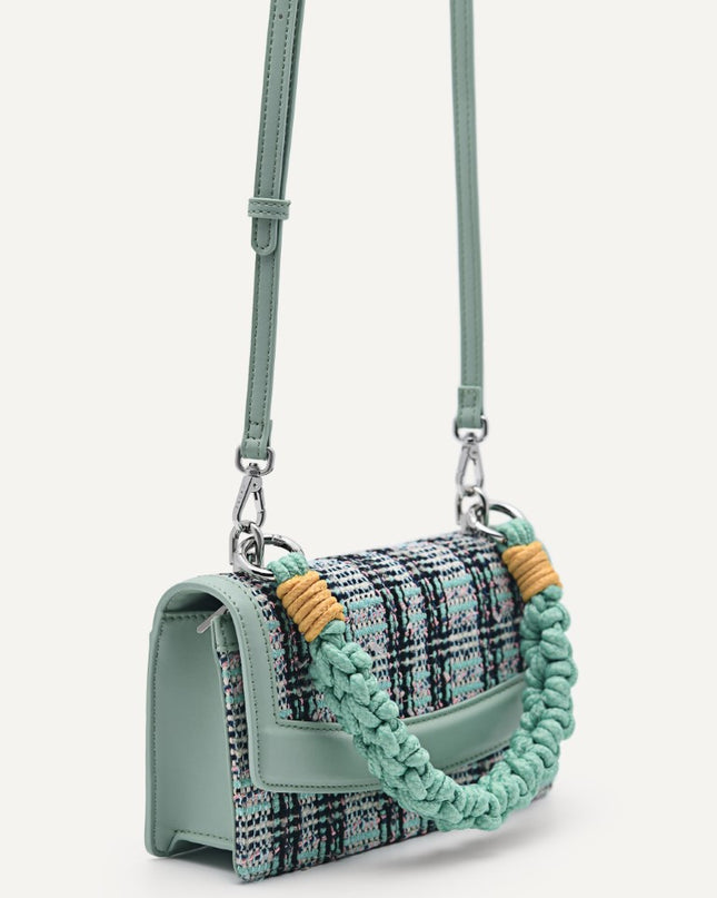 Shoulder Bag with Braided Handle