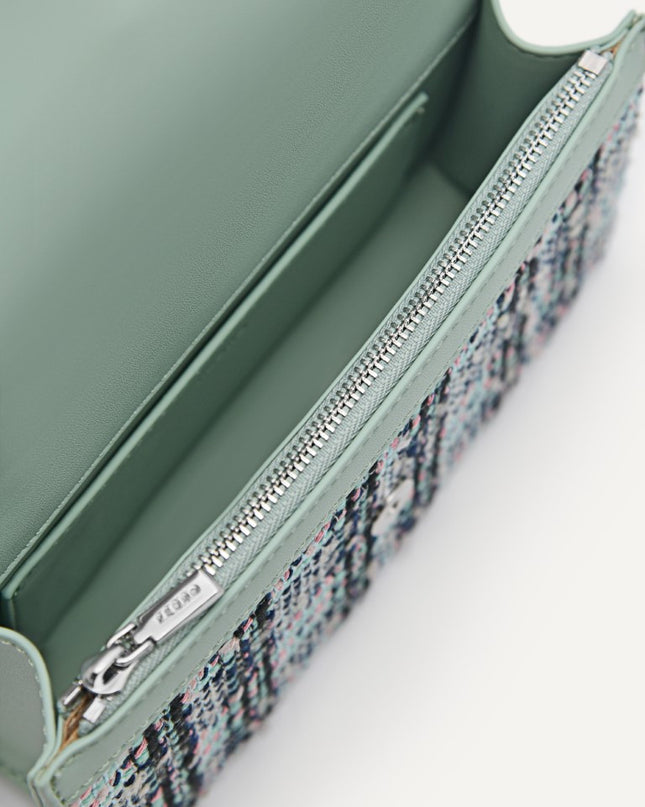 Shoulder Bag with Braided Handle