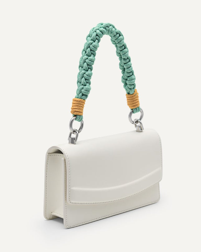 Shoulder Bag with Braided Handle