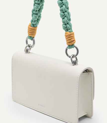 Shoulder Bag with Braided Handle