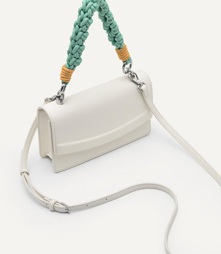 Shoulder Bag with Braided Handle