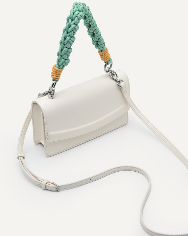 Shoulder Bag with Braided Handle
