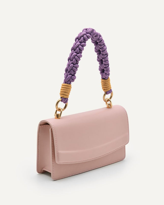 Shoulder Bag with Braided Handle