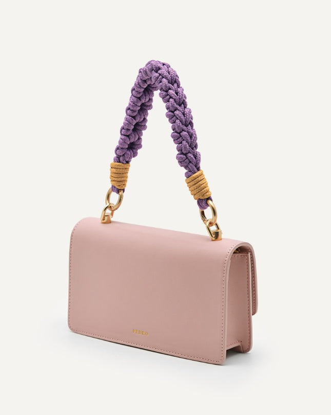 Shoulder Bag with Braided Handle