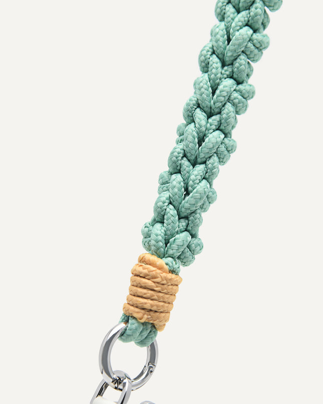 Slouchy Shoulder Bag with Braided Chain