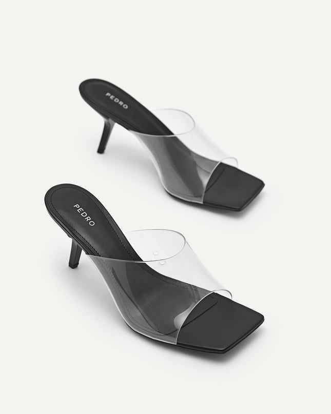 Vinyl High Heeled Sandals