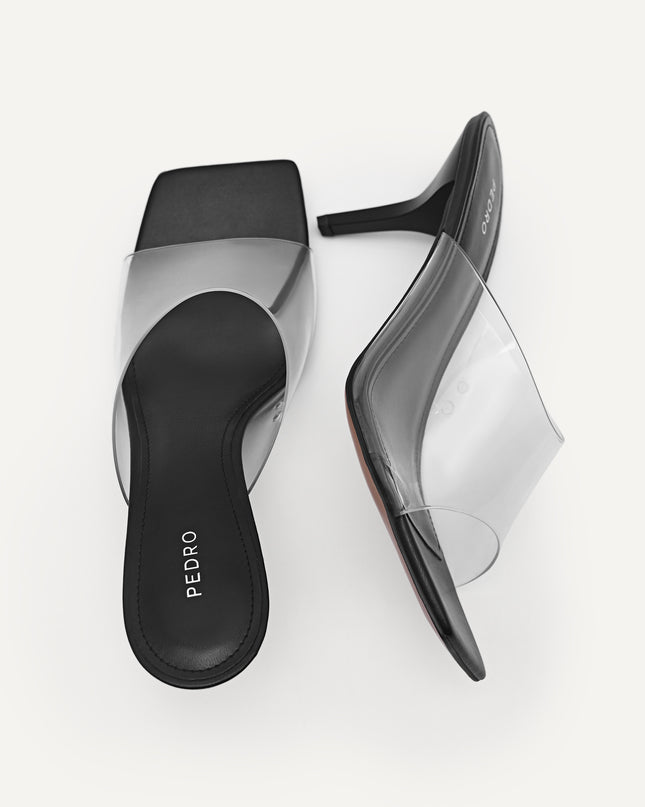 Vinyl High Heeled Sandals