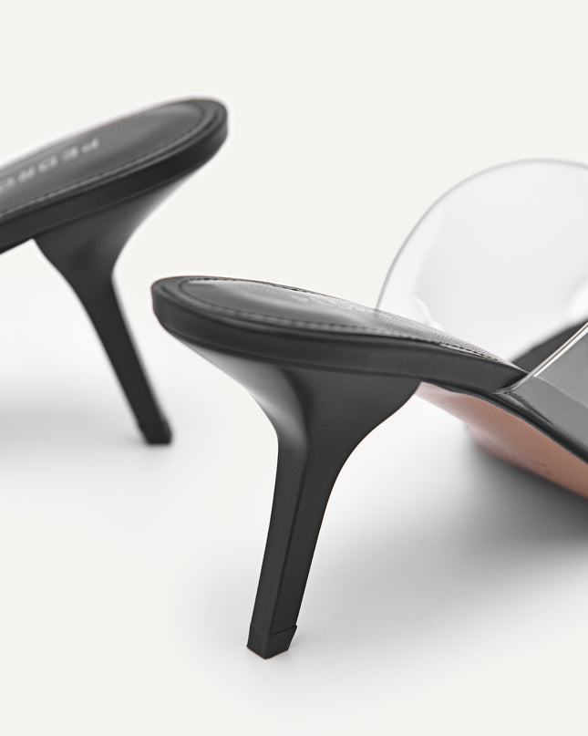 Vinyl High Heeled Sandals