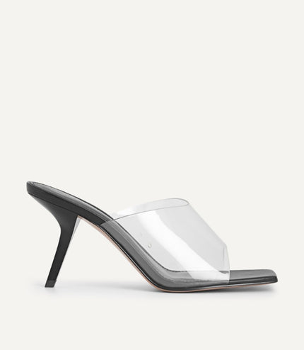 Vinyl High Heeled Sandals