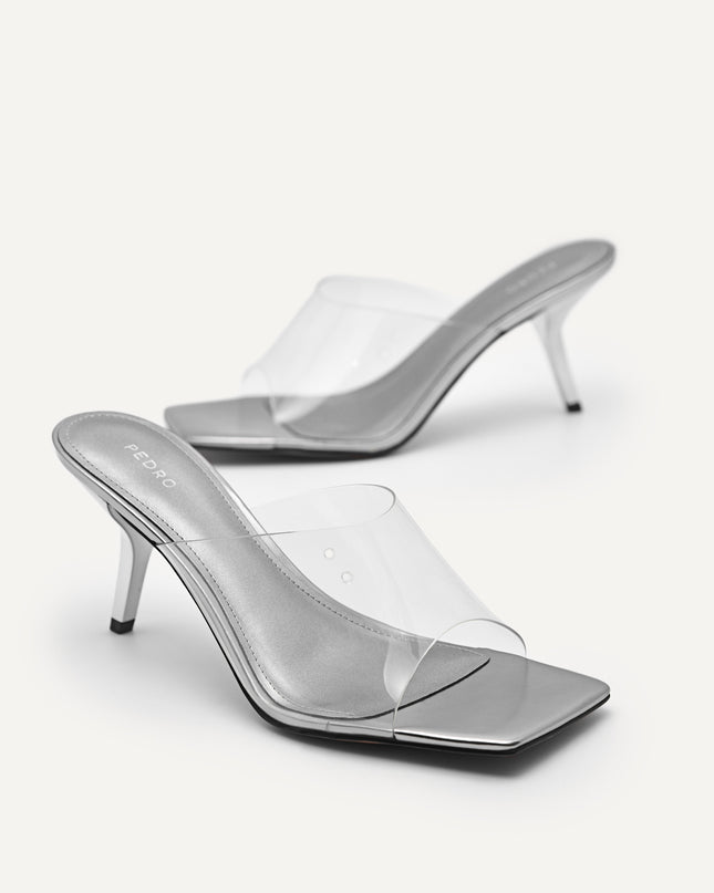 Vinyl High Heeled Sandals