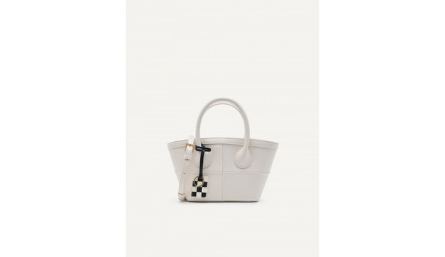Panelled Top Handle Bag