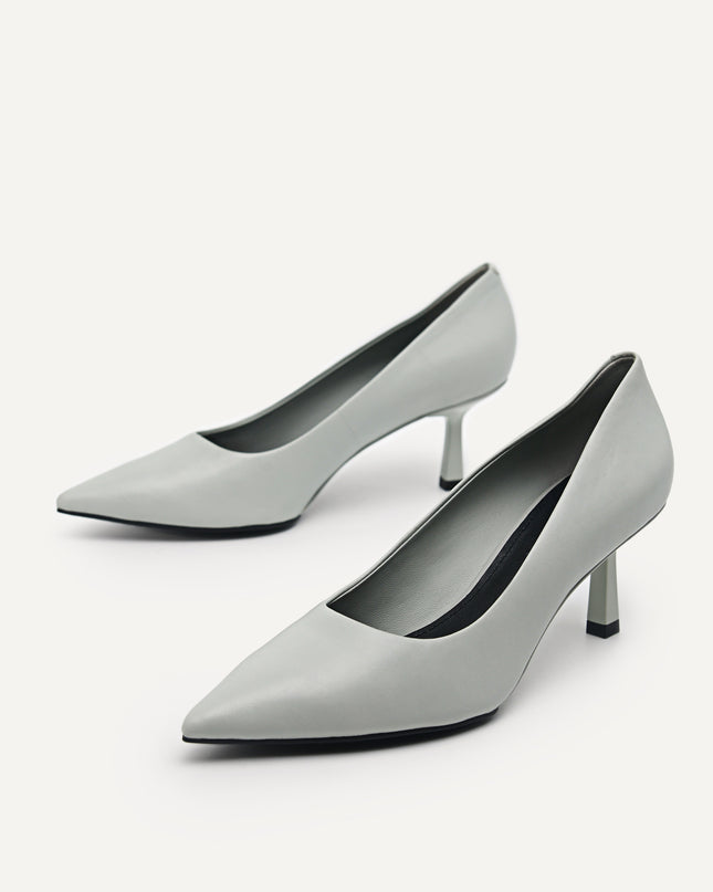 Louise Leather Pointed Pumps