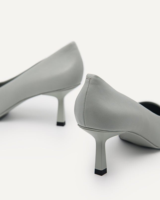 Louise Leather Pointed Pumps