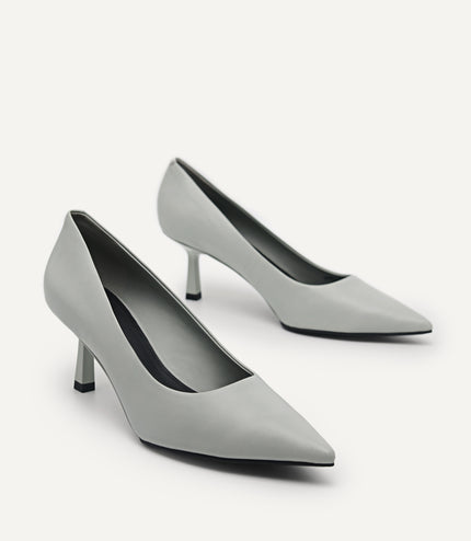 Louise Leather Pointed Pumps