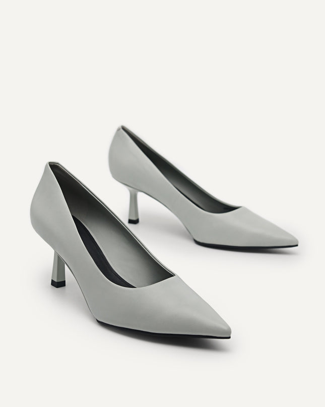 Louise Leather Pointed Pumps