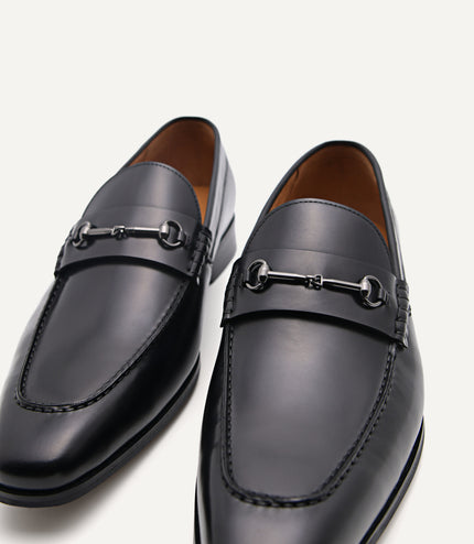 Leather Horsebit Loafer