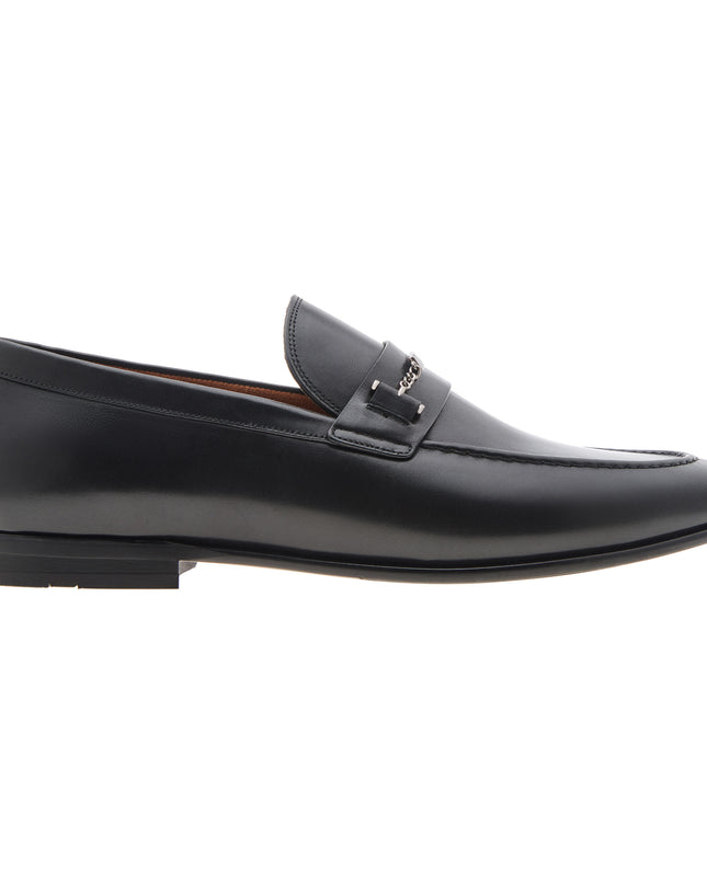 Embellished Leather Loafers