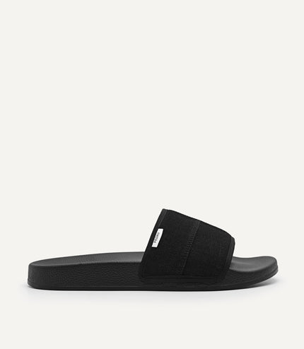 Denim Slide Sandals