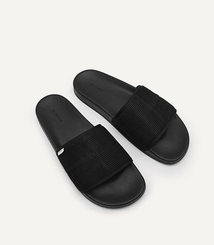 Denim Slide Sandals