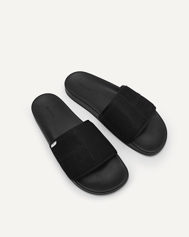 Denim Slide Sandals