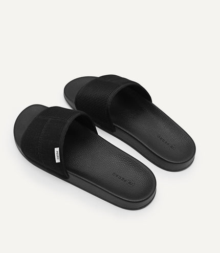 Denim Slide Sandals
