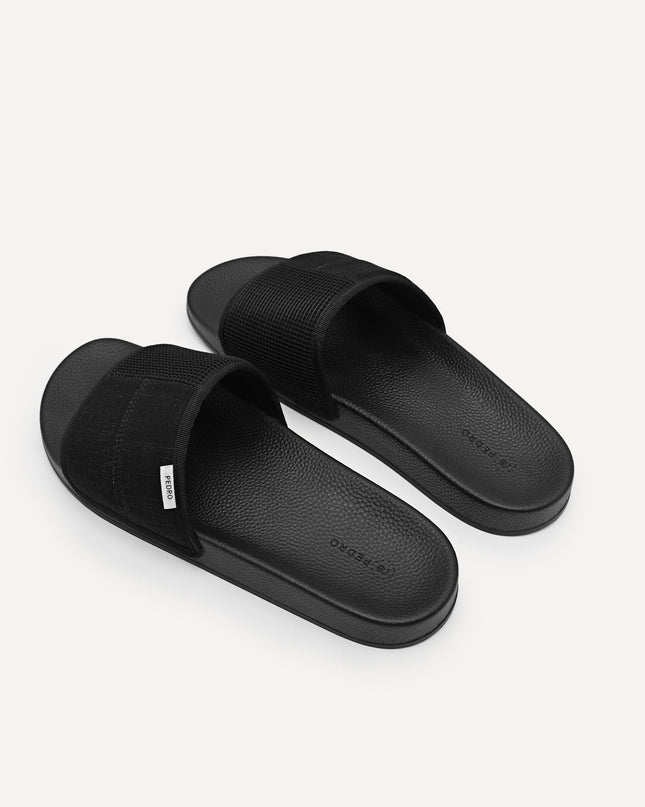 Denim Slide Sandals