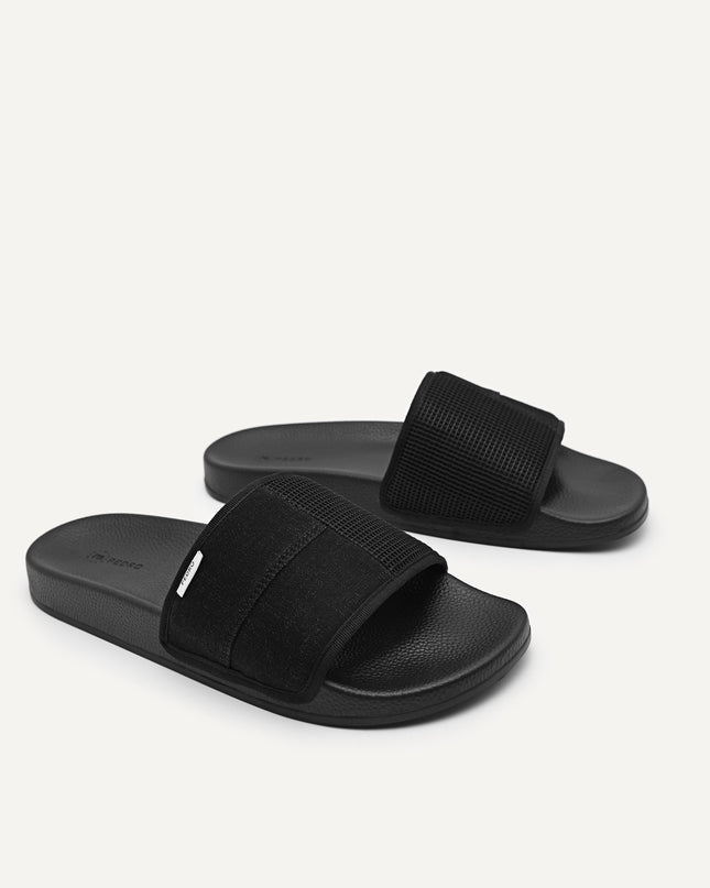 Denim Slide Sandals