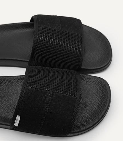 Denim Slide Sandals