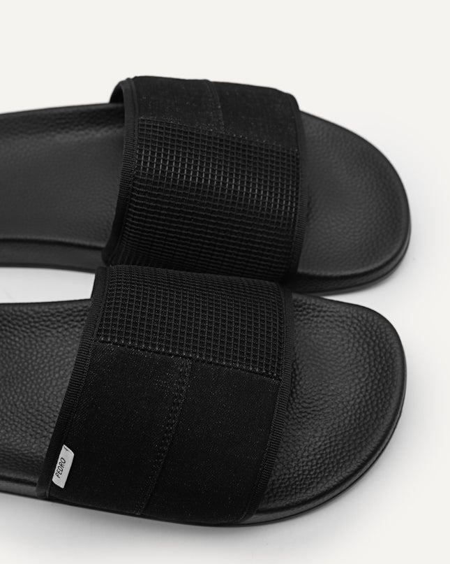Denim Slide Sandals