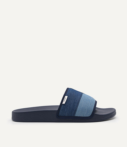 Denim Slide Sandals