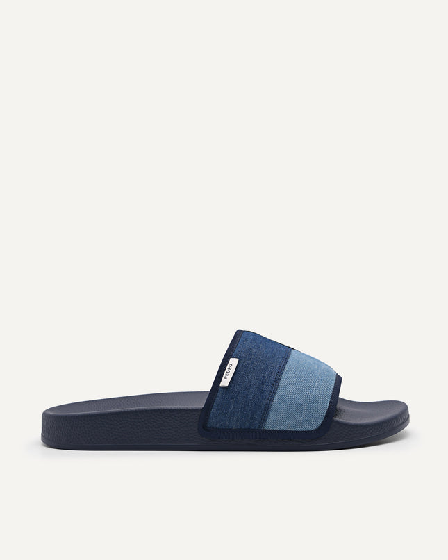 Denim Slide Sandals