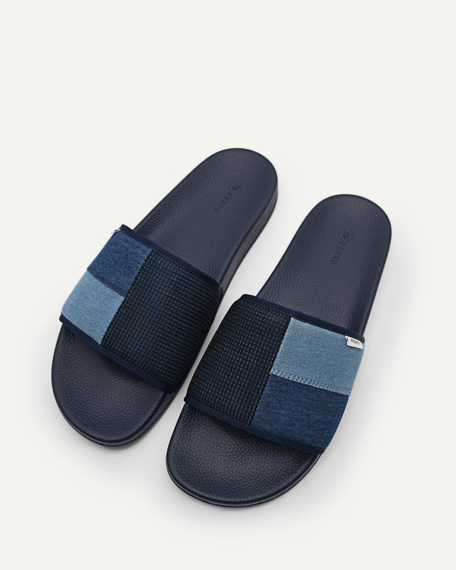 Denim Slide Sandals