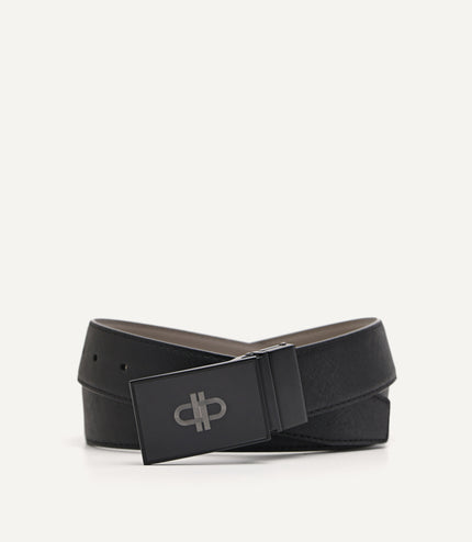 Leather Reversible Tang Belt