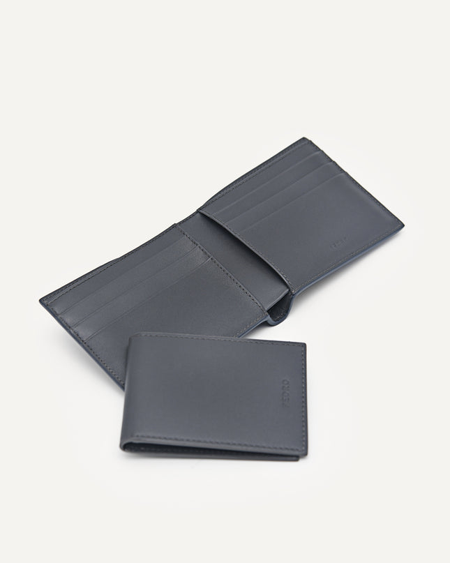 Leather Bi-Fold Wallet With Insert