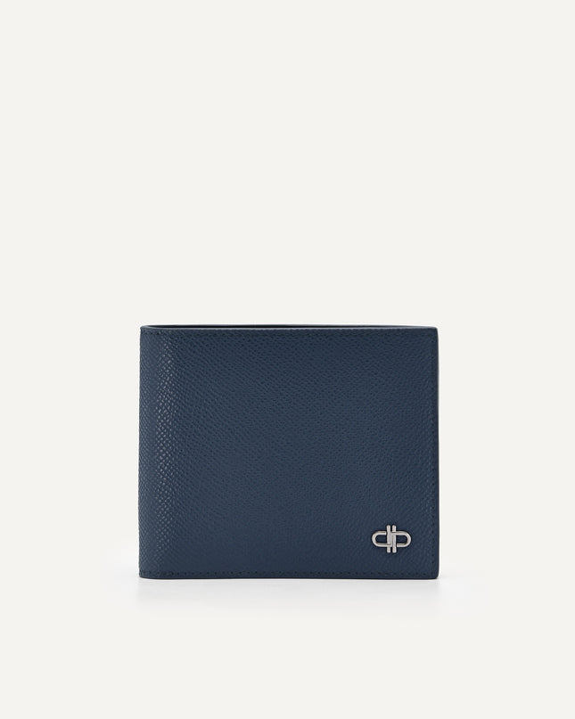 Leather Bi-Fold Wallet With Flip