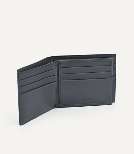 Leather Bi-Fold Wallet With Flip