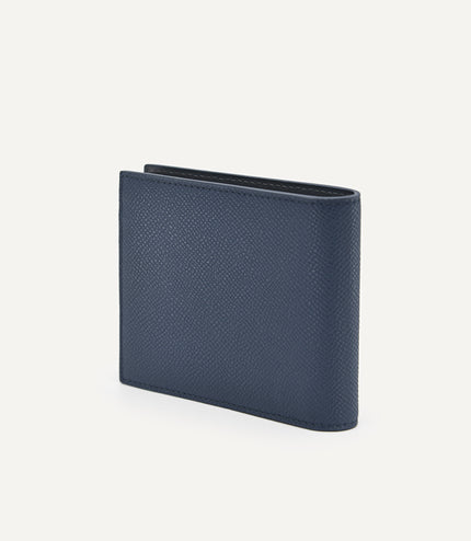 Leather Bi-Fold Wallet With Flip
