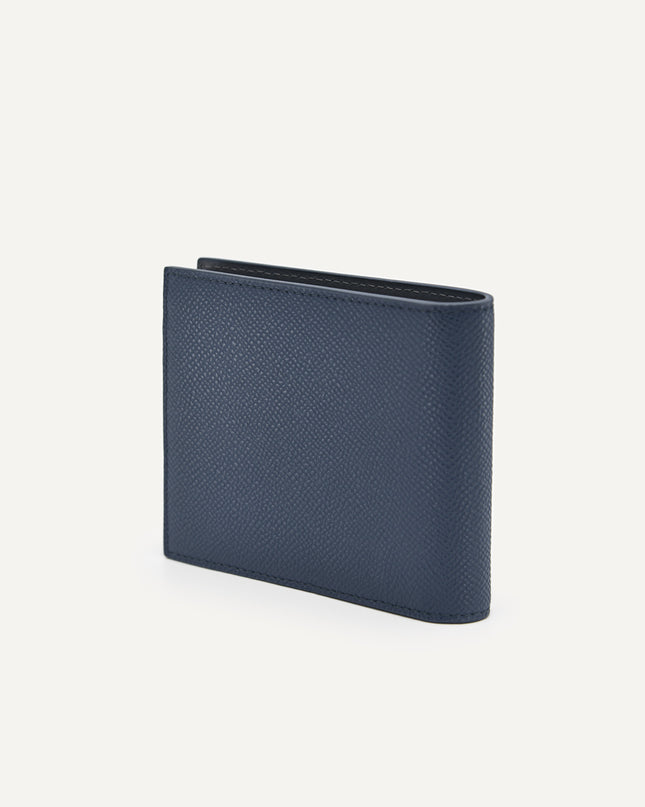 Leather Bi-Fold Wallet With Flip