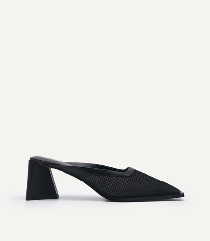 Capri Mesh Heeled Mules