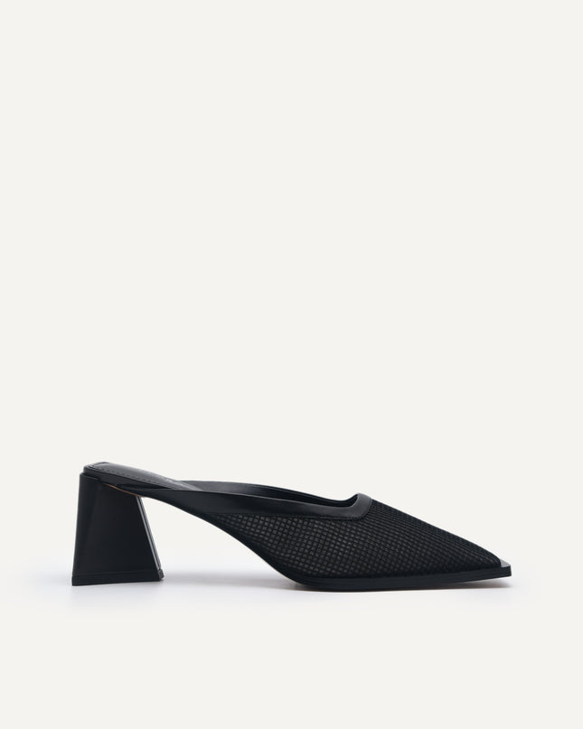 Capri Mesh Heeled Mules