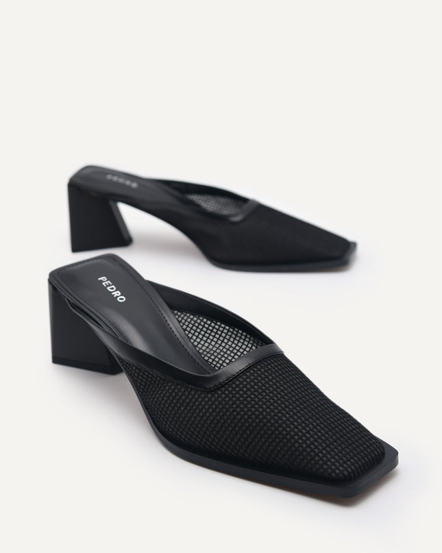 Capri Mesh Heeled Mules