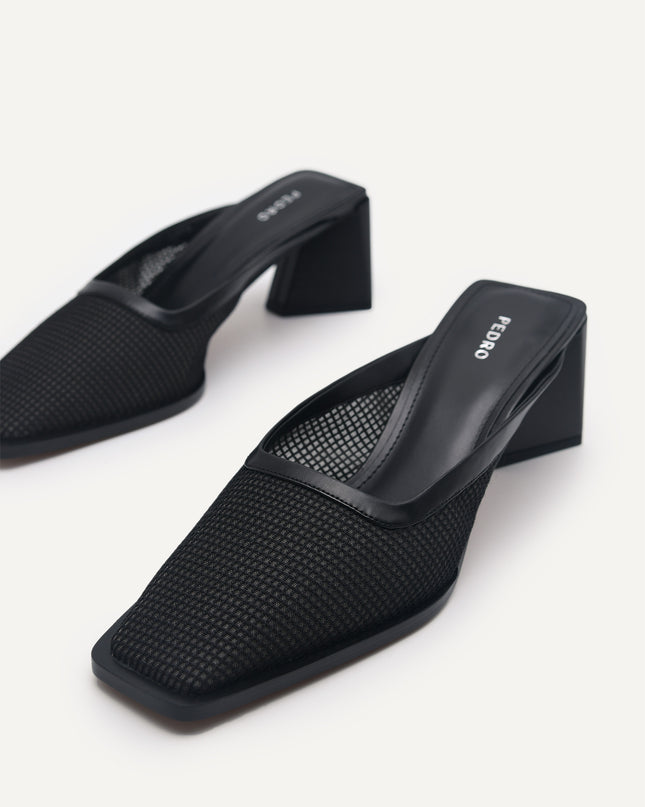 Capri Mesh Heeled Mules