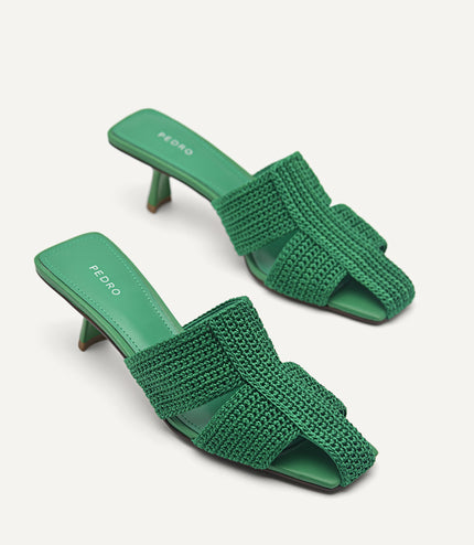 juno knitted mules
