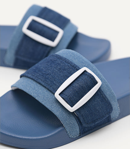 Canvas Slide Sandals