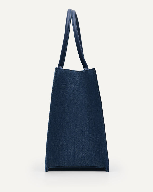 Large Denim Market Tote